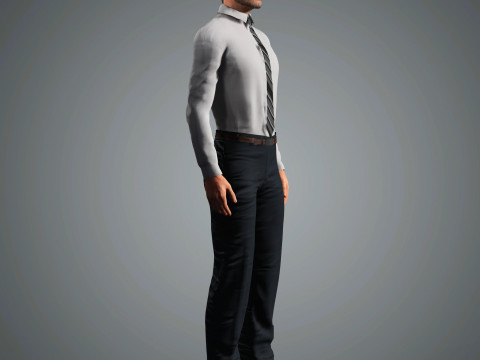 Andrew Lincoln Character Model 3D