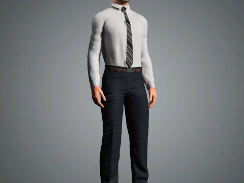 Andrew Lincoln Character Model 3D