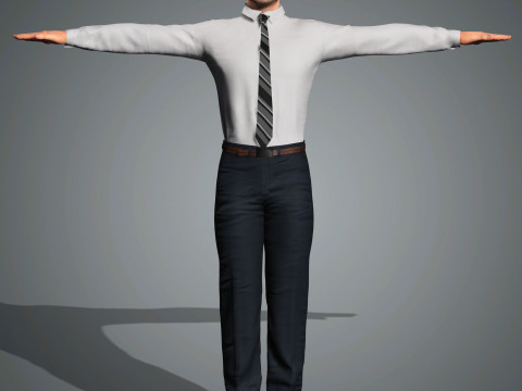 Andrew Lincoln Character Model 3D