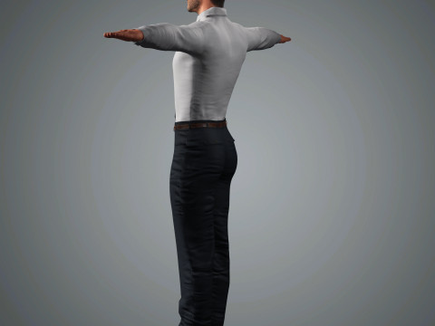 Andrew Lincoln Character Model 3D