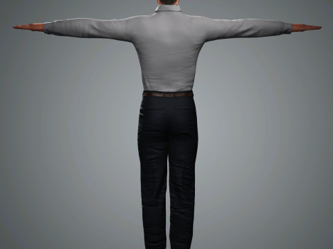 Andrew Lincoln Character Model 3D
