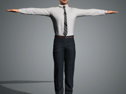 Andrew Lincoln Character Model 3D