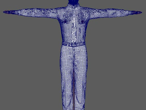 Andrew Lincoln Character 3D Model