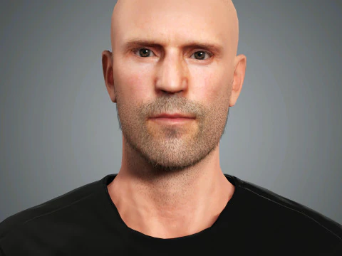 Personnage de Jason Statham Modèle 3D