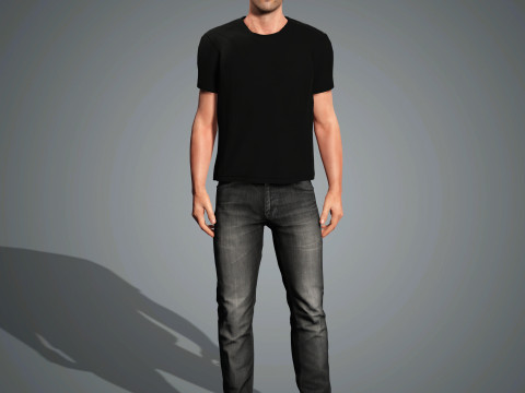 Jason Statham Character 3D Model