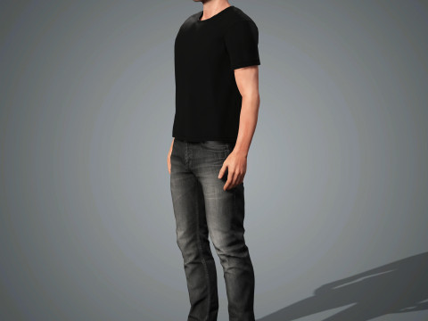Jason Statham Character 3D Model