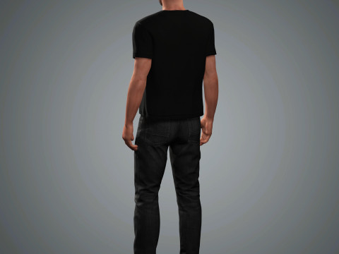 Jason Statham Character 3D Model