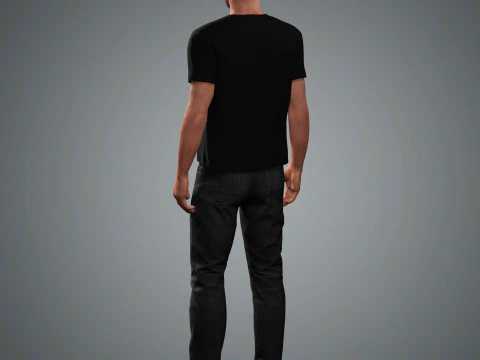 Jason Statham Character 3D Model