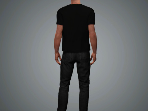 Jason Statham Character 3D Model