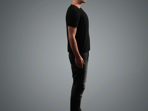 Jason Statham Character 3D Model