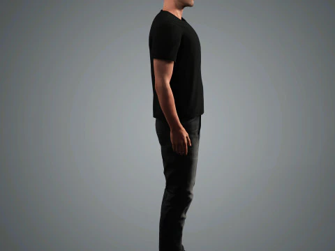 Jason Statham Character 3D Model