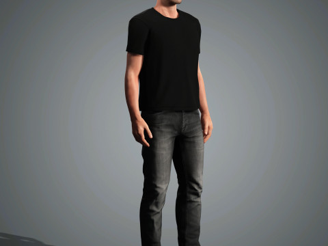 Jason Statham Character 3D Model
