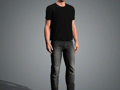 Jason Statham Character 3D Model
