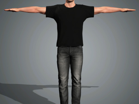 Jason Statham Character 3D Model