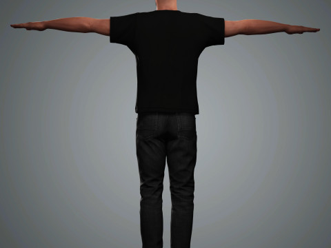Jason Statham Character 3D Model