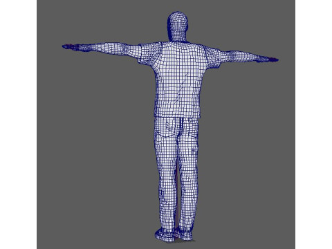 Jason Statham Character 3D Model