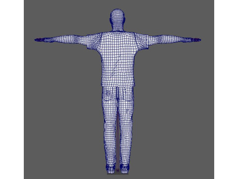 Jason Statham Character 3D Model