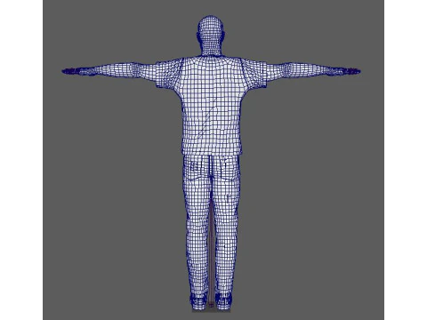 Jason Statham Character 3D Model