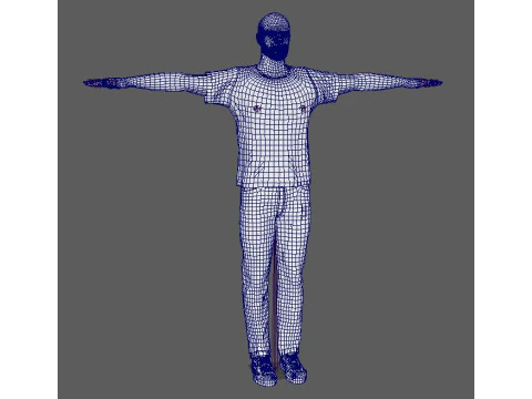 Jason Statham Character 3D Model