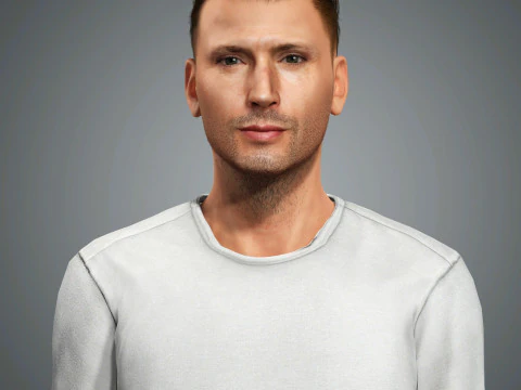 Jensen Ackles Character 3D Model
