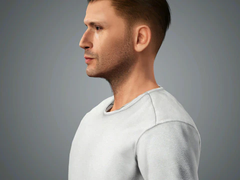 Jensen Ackles Character 3D Model