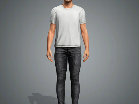 Jensen Ackles Character 3D Model