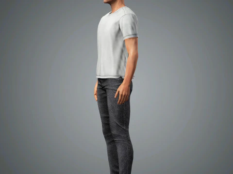 Jensen Ackles Character 3D Model