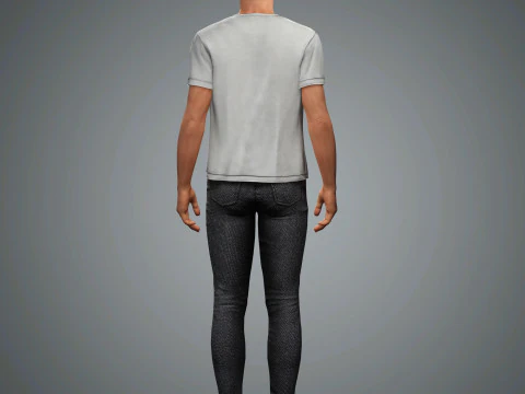 Jensen Ackles Character 3D Model