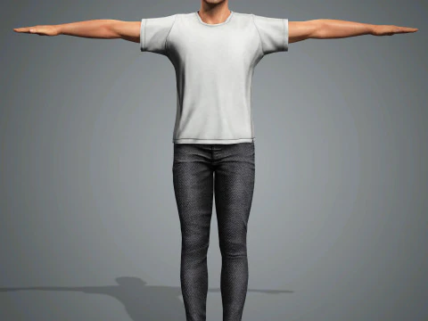 Jensen Ackles Character 3D Model