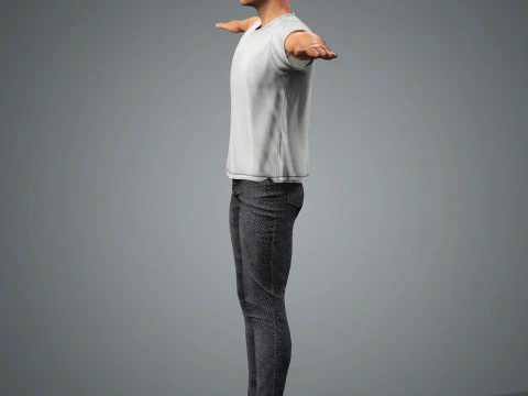 Jensen Ackles Character 3D Model