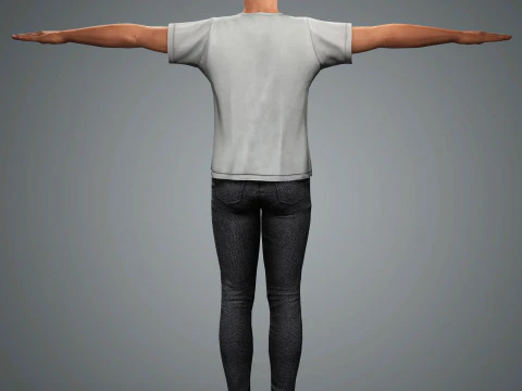 Jensen Ackles Character 3D Model