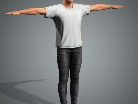 Jensen Ackles Character Model 3D