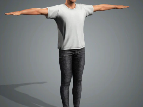 Jensen Ackles Character 3D Model