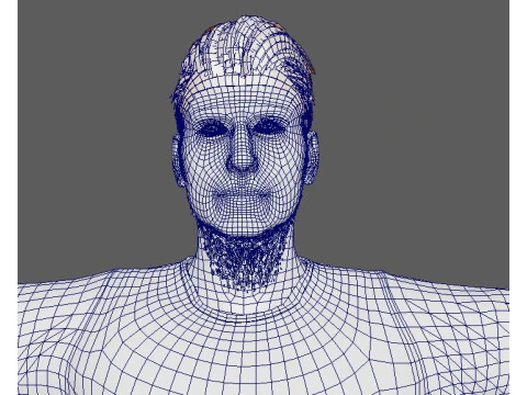 Jensen Ackles Character 3D Model
