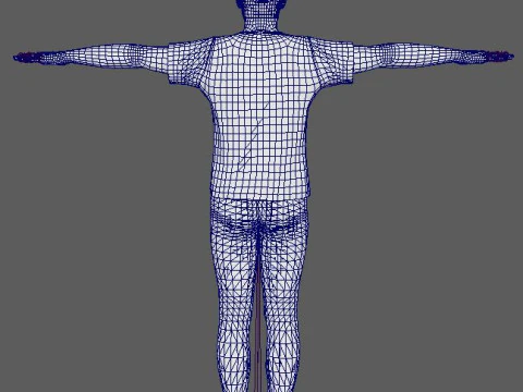 Jensen Ackles Character 3D Model