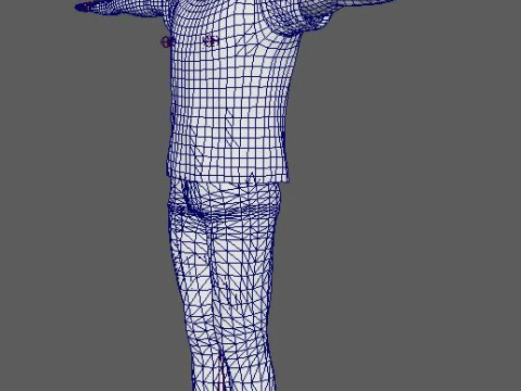 Jensen Ackles Character 3D Model