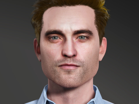 Robert Pattinson Character Modelo 3D