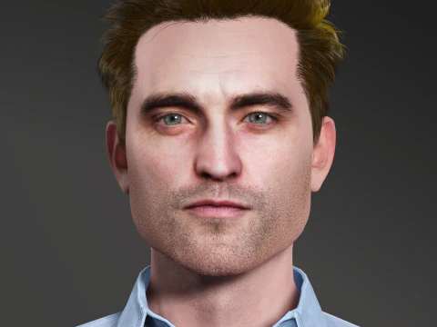 Personnage de Robert Pattinson Modèle 3D
