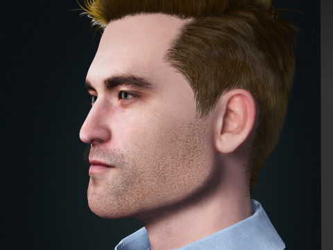 Robert Pattinson Character Modèle 3D