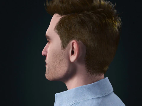 Robert Pattinson Character 3D Model