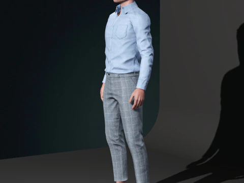 Robert Pattinson Character 3D Model