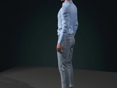 Robert Pattinson Character 3D Model