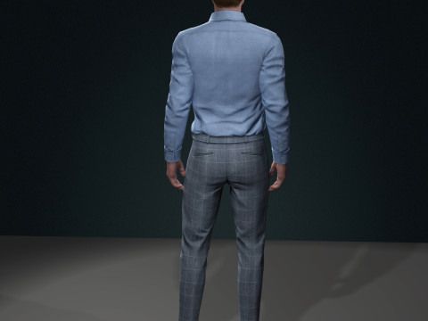 Robert Pattinson Character Modèle 3D
