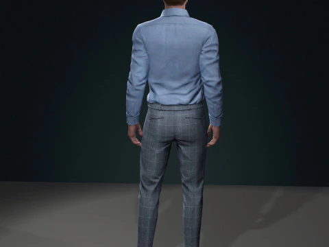 Robert Pattinson Character 3D Model