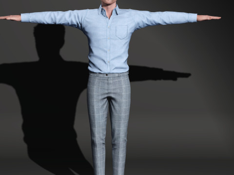 Robert Pattinson Character Modèle 3D