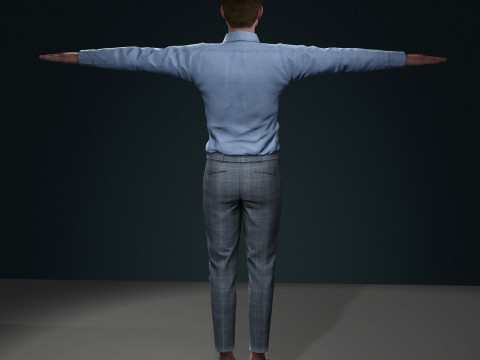 Robert Pattinson Character Modèle 3D