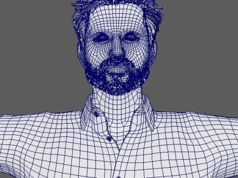 Robert Pattinson Character 3D Model