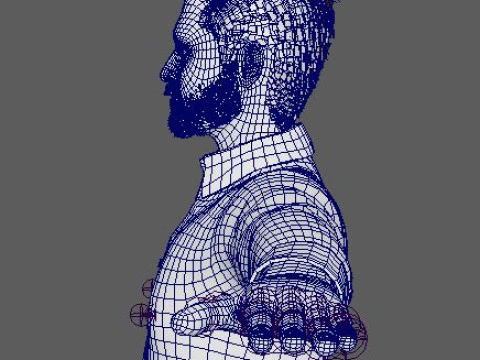 Robert Pattinson Character 3D Model