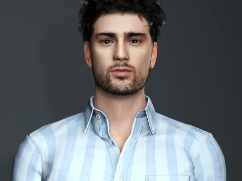 Zayn Malik Character Model 3D