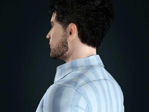 Zayn Malik Character 3D Model